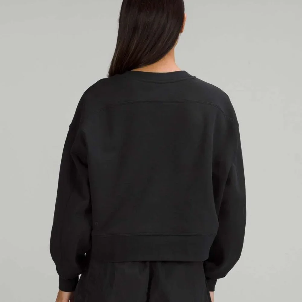 Lululemon Perfectly Oversized Cropped Crew - French Terry - Picture 4 of 10